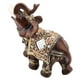 thumbnail image 2 of Lucky Feng Shui Wood Grain Elephant Statue Sculpture Wealth Figurine Gift Home Decoration (L), 2 of 5