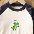 thumbnail image 4 of TOWED22 Little Boys Girls Pajamas Sets Baby Cotton 2 Piece Toddler Fall Winter Clothes Kids Pjs Sleepwear 3 6 9 12 18 24 Months 2 3 4 5 6 7 8 9 Years(Black,12-18 M), 4 of 4
