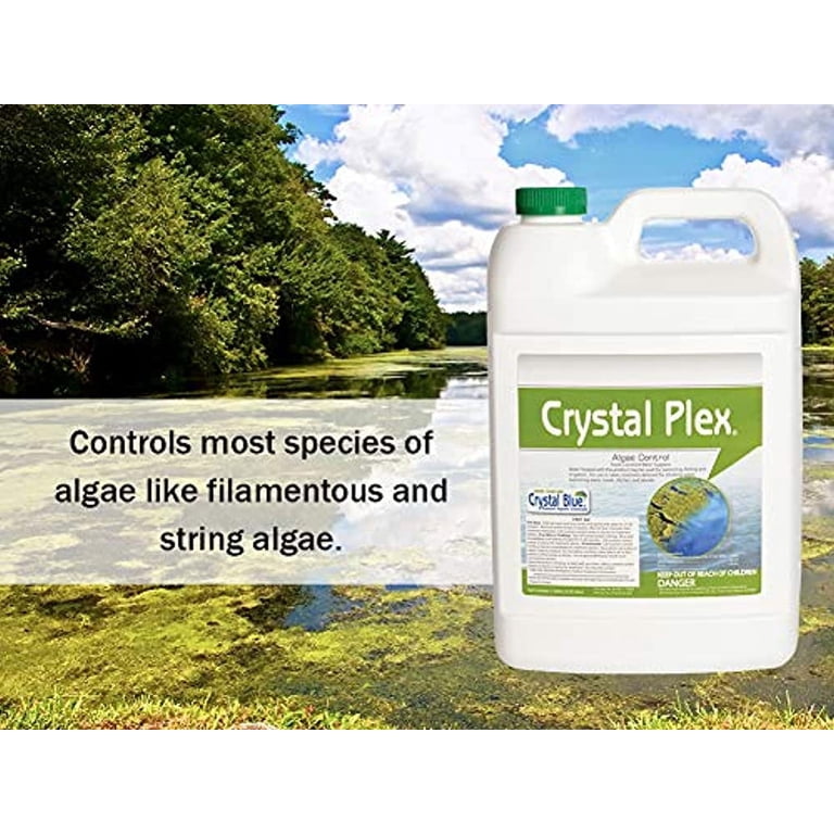 Crystal Blue - Crystal Plex Algaecide Herbicide, Liquid Copper
