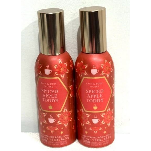 Bath & Body Works Spiced Apple Toddy Concentrated Room Spray, 1.5 oz (Pack of 2)