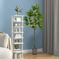 thumbnail image 2 of Costway 2 PCS 5.2 FT Tall Artificial Lemon Tree with Lemon Fruits, Cement Pot for Porch, Office, 2 of 10