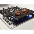 thumbnail image 3 of Gasland Chef GH60SF 24" 4 Burner Built-in Gas Stove Top,NG/LPG Convertible Cooktops with Griddle,Stainless Steel, 3 of 11