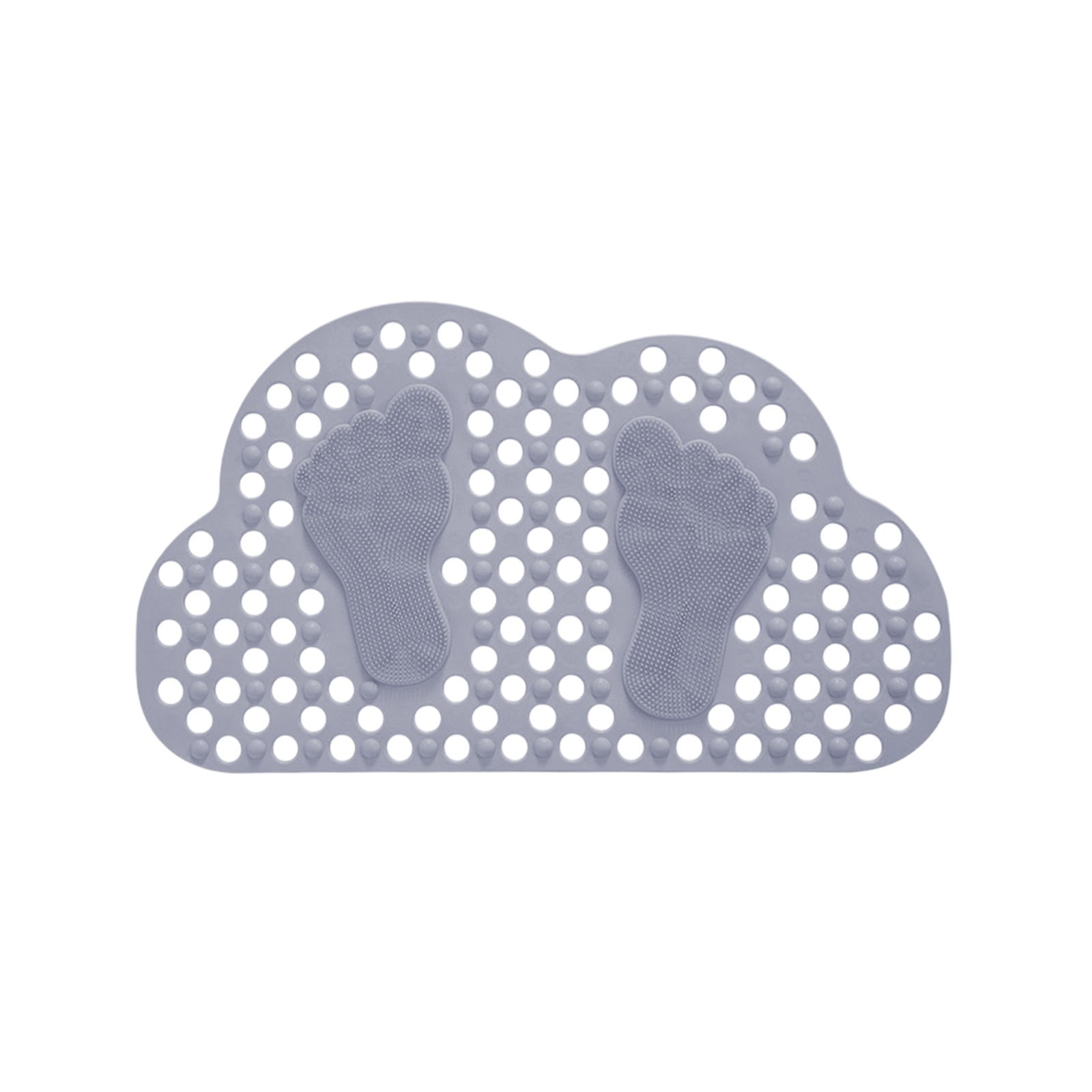 HCBY Antislip Shower Mat Soft Easy to Clean Safety Bath Mat Inside Quick Drainfor Bathroom Scrubbing Feet