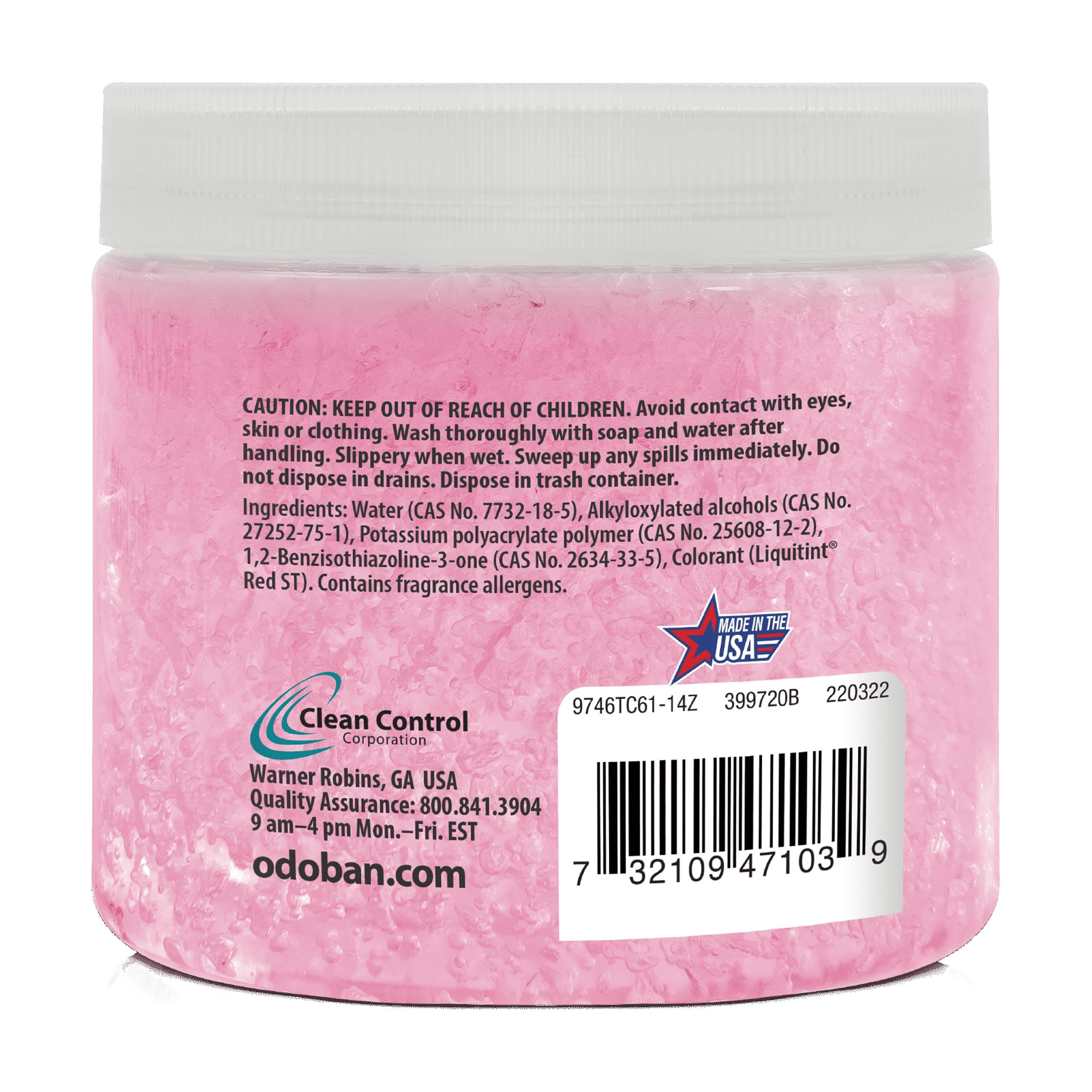 OdoBan OdoMagnet Odor Eliminator Gel Crystals, 14 Ounce 12-Pack, Tropical Scent