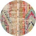 thumbnail image 2 of Unique Loom Sedona Vintage Modern Over-Dyed Rug 7' 11 x 7' 11 Round Multi/Beige, 2 of 2