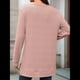 thumbnail image 5 of Camiseta Holgada de Larga con Cuello Redondo y Estampado Geométrico de Jacquard para Mujer, Ropa de Invierno 2025 Rosa S, 5 of 10
