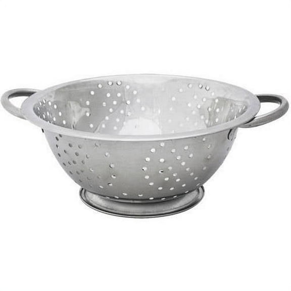 Home Basics Stainless Steel Deep Strainer, 3 Quart