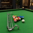 thumbnail image 1 of Quzzie Billiards Ball Holder Boasting Space Efficient Design Snooker Storage Rack Essential Pool Ball Holder Practical Billiards Accessory Made From Metal An Rose Gold, 1 of 8