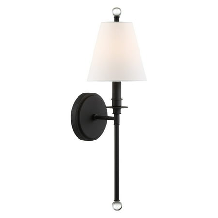 Crystorama Antique Brass Sconce - Crystorama Riverdale RIV-382 Wall Sconce