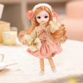 thumbnail image 3 of Muñecas BJD para niñas Linda Muñeca BJD De 8 Pulgadas, 13 Articulaciones, Juguete Para Niña, Regalos Navideños Para Niños, Pelo Naranja Pelo naranja MagiDeal Muñecas BJD para niñas, 3 of 6