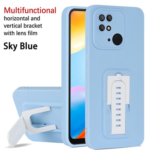 Liquid silicone holder phone case suitable For Xiaomi Redmi note 11 11S Pro Xiaomi Redmi 9A 9C 10 10C A1 A1Plus POCO M4 M5 Cover