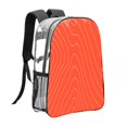 thumbnail image 3 of Kdxio Salmon Fish Meat Clear Backpack, Transparent Bookbag for School for Women Men, Capacity Clear Bag for College, Travel, 3 of 7