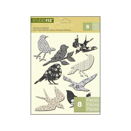 - K&Co Studio 112 Adhesive Chipboard Bird