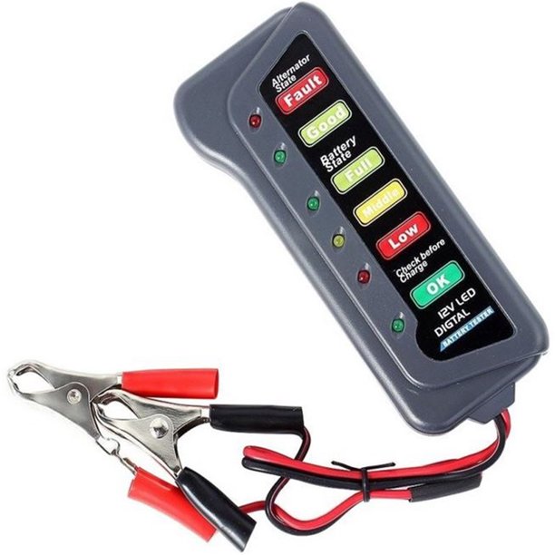 12V LED Car Battery Load Tester Alternator Analyzer Diagnostic Tool