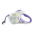 thumbnail image 1 of Dog Walking Leash, Prevent Slip LED Colorful Light LED Retractable Pet Leash Easy Control Even Force  For Outdoor For Puppy, 1 of 8