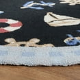 thumbnail image 3 of Safavieh Chelsea Agatha Geometric Area Rug, Black, 7'6" x 9'6" Oval, 3 of 8