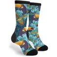 thumbnail image 1 of Chaussettes Décontractées Unisexes en Coton - Style Rétro Chaussettes de Palmiers Tropicaux, 1 of 5