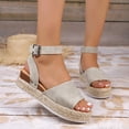 thumbnail image 4 of Zapatos de playa informales para mujer cómodas sandalias de plataforma de verano zapatos diarios para mujer, 4 of 6