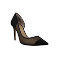 thumbnail image 2 of INC Womens Black D'orsay Comfort Kenjay Pointed Toe Stiletto Slip On Dress Pumps Shoes 10 M, 2 of 6