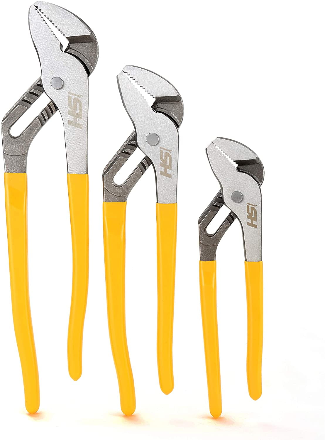 4in 6in 8in 10in 12in Steel Core 5-Piece Tongue and Groove Joint Pliers Set 
