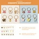 thumbnail image 2 of 18 piezas de aros para rastas con diseño de mariposas, joyas para el cabello con pinzas para rastas, para trenzas, 2 of 6