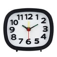 thumbnail image 1 of Cama rectangular compacta, reloj despertador con pitido de cuarzo, bonito y portátil, para viaje, 1 of 4