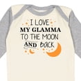 thumbnail image 4 of Inktastic I Love My Glamma to the Moon and Back Boys or Girls Long Sleeve Baby Bodysuit, 4 of 5