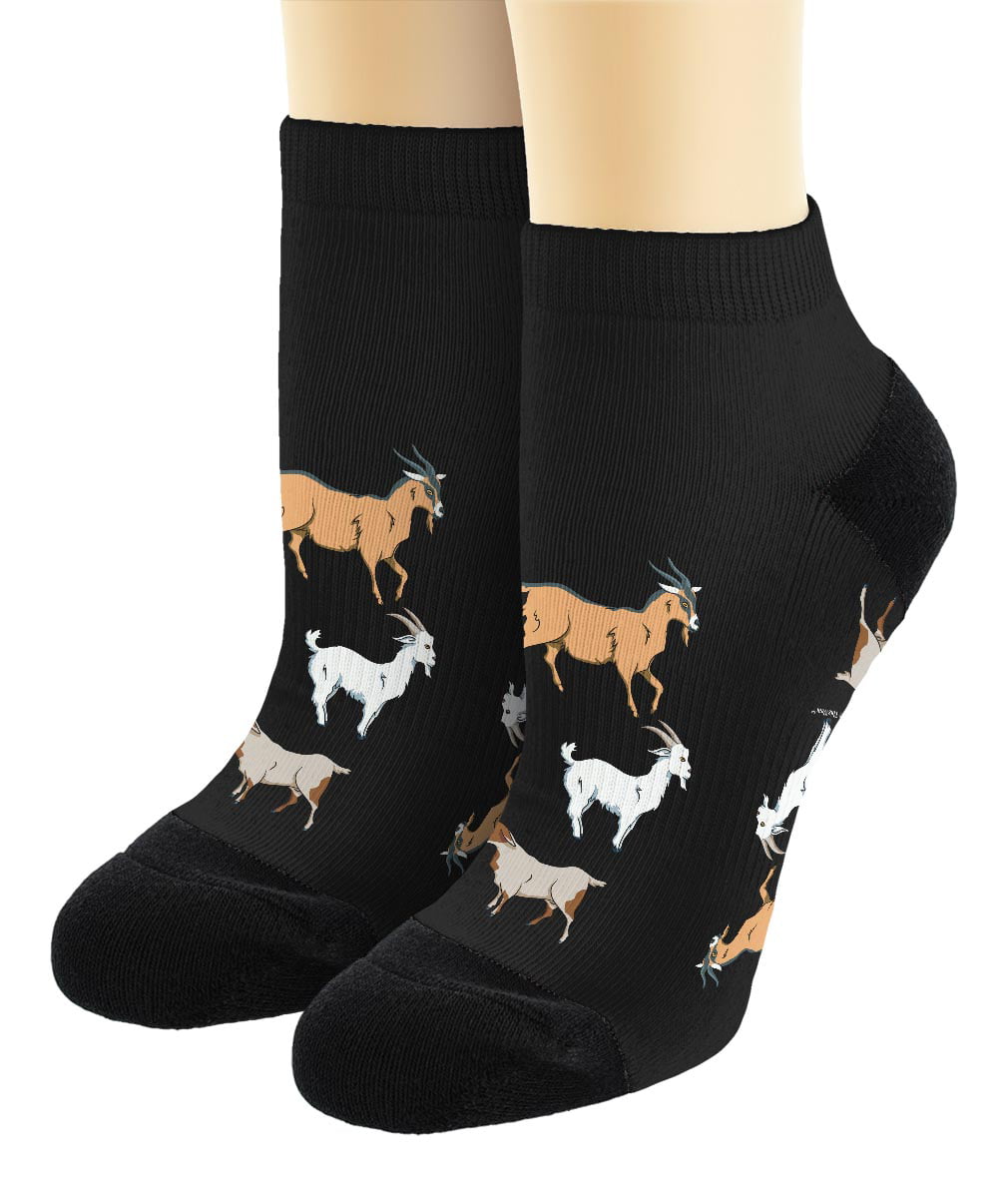 Goats Digital Art Personality Fashion Casual Polyester Socks 