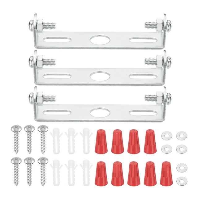 Universal Light Fixture Mounting Bracket Kit with Screw 70mm (2.8") 3