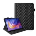 thumbnail image 3 of for Xiaomi Redmi Pad 2 2025 11 inch Case, Rhombus Pattern Multiple Viewing Angles Stand Slim Folio Cover (Black), 3 of 6