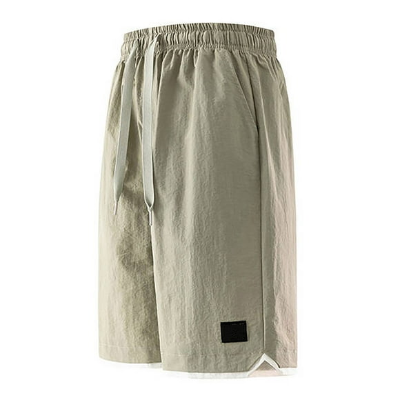 Mens Casual Shorts Male Casual Sports Shorts Summer Hawaii Holiday Surfing Beach Pants Men's Swim Shorts Khaki XXL