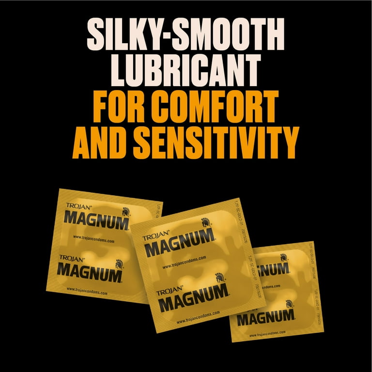 magnum lubricated condoms size Trojan Magnum TOP Selling Condoms Box of 12 ❤️ WorldCondoms main image 1