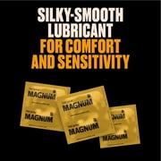 MAGNUM Large Size Condoms, Gold Collection Variety, 3 Ct
