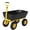 Yellow 1200LBS, variant on Home Garden Dump Cart, 600/1200 Lbs Heavy Duty Outdoor Garden Wagon with Quick Release and 10-Inch Flat-Free All-Terrain Wheels, Utility Wagon for Soil, Plants, Tools