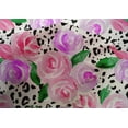thumbnail image 4 of oneOone Cotton Silk Rose Pink Fabric Flower Watercolor Sewing Material Print Fabric By The Yard 42 Inch Wide, 4 of 4