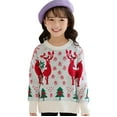 thumbnail image 2 of Rovga Toddler Baby Kids Girls Boys Christmas Knit Sweater Warm Pullover Casual Clothes Soft Comfortable Coat, 2 of 8