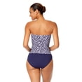 thumbnail image 2 of Anne Cole womens  Twist Front Shirred Bandeaukini, m, 2 of 4