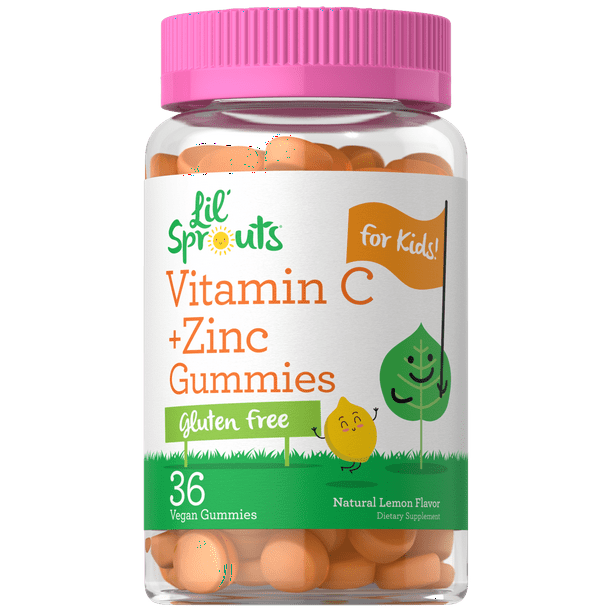 Vitamin C And Zinc For Kids Vitamin C and Zinc Gummies for Kids | 36 Count | Vegan Supplement | By