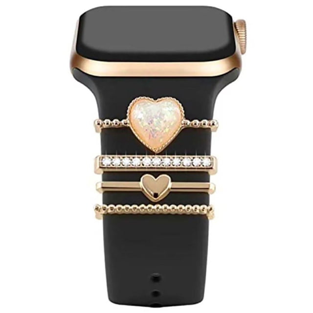 LYMAYTER Rhinestone Watch Band Decorative Ring Set Watch Band Decorative Ring - Creative, Shiny Rhinestones, for Wrist Belt