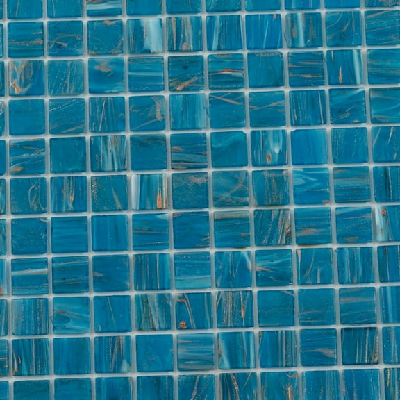 Apollo Tile Celestial 12 in. x 12 in. Glossy Blue Glass Mosaic Wall and Floor Tile (20 sq. ft./case) (20-pack)