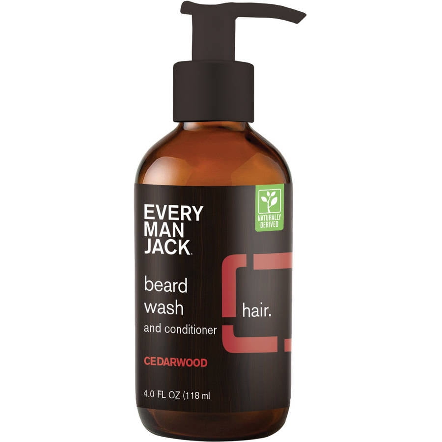 Every Man Jack Beard Wash, Cedarwood, 4 Fluid Ounce