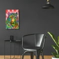 thumbnail image 6 of Epic Art 'Tiger 2' by Dean Russo, Acrylic Glass Wall Art, 16"x24", 6 of 8
