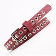 thumbnail image 4 of Ceinture en Cuir Pu pour Femmes avec Trous à Œillets Simples Cloutés Rivets Chaîne de Taille, 4 of 4