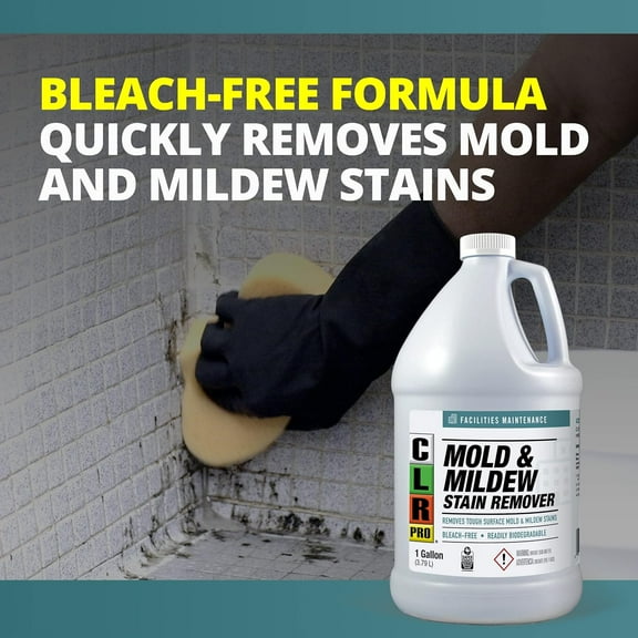 PRO Heavy Duty Bleach-  & Mildew Stain Remover - 1 Gallon Bottle