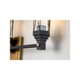 thumbnail image 3 of Lucas McKearn Abbey 3-light Metal Bath Vanity Light in Aged Brass/Black, 3 of 5