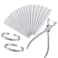 thumbnail image 1 of Juego de en de pulsera de aluminio, kit de herramientas de pulsera, joyas que fabrican suministros de joyería de aluminio hecho a mano Modelo, 1 of 8