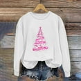 thumbnail image 4 of Christmas Sweatshirts for Women Sweatshirt Shorts Off The Shoulder Sweatshirt Dress Long Sleeve Blouses Casual, 4 of 4