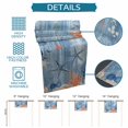thumbnail image 6 of Navy Blue Coastal Table Runner 72 Inches, Starfish Coral Summer Beach Nautical Ocean Bed Runner Dresser Scarves Tabletop for Indoor Outdoor Parties/Ceremony/Banquet, 18" x 72", 6 of 9