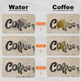thumbnail image 4 of Coffee Bar Mat,Absorbent Hide Stain Dish drying Mat for Kitchen Counter ,Rubber Backing Non-slip Mat for Protection Kitchen Countertop,Coffee Bar Decor Fit Under Coffee Maker Easy clean (12"x 18"), 4 of 6