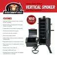 thumbnail image 2 of Outdoor Leisure Products Multi Level Vertical Smoker and Charcoal Grill, 2 of 8